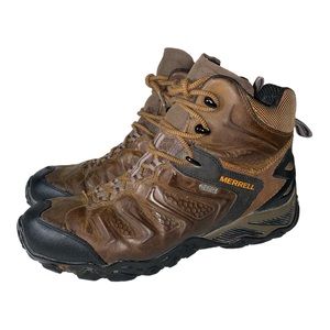 Merrell Size 9.5 Bitter Root Hiking Boots Chameleon Shift Mid Waterproof J01543